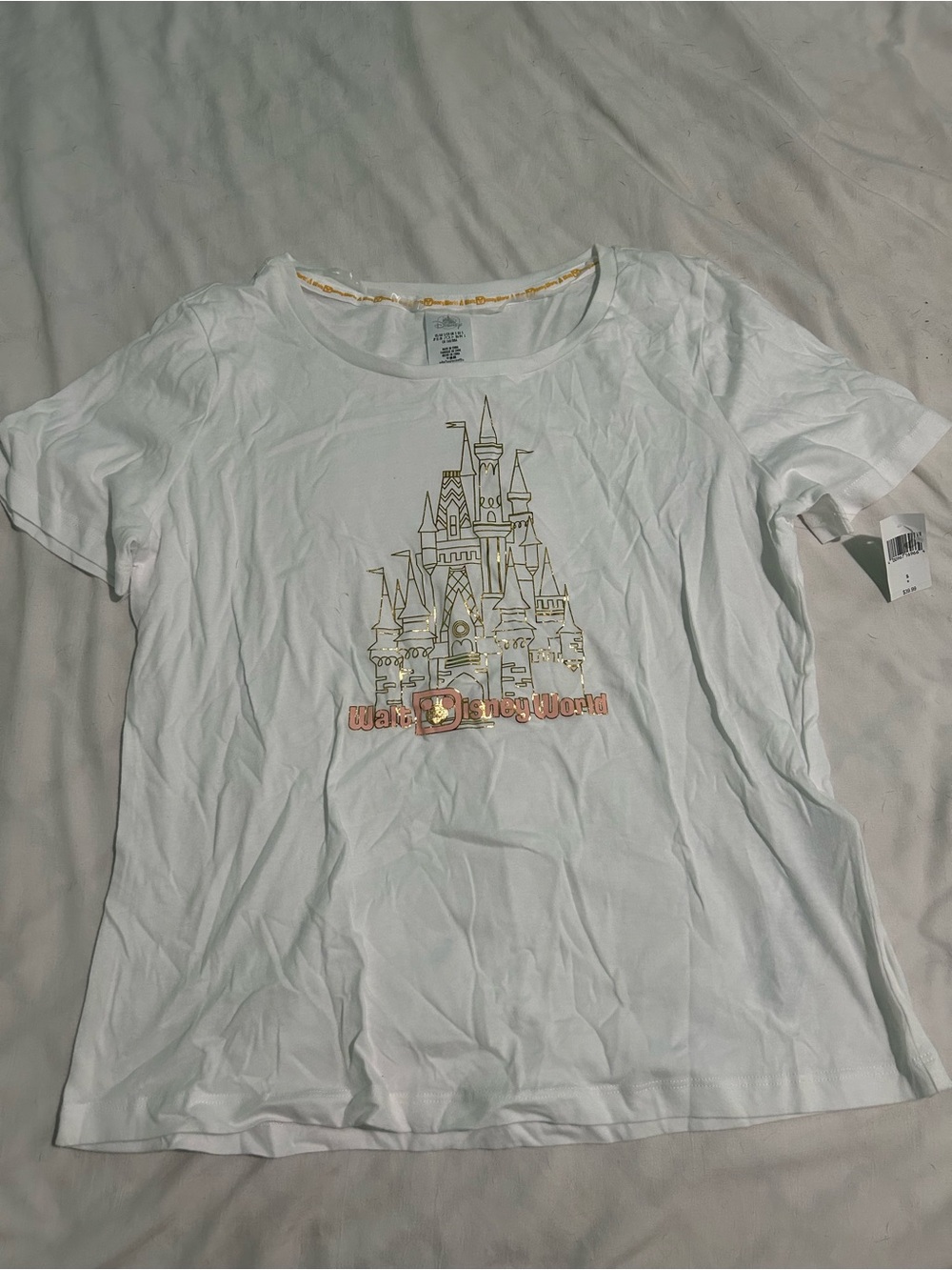 Disney White Castle Graphic Tee - Women's Top